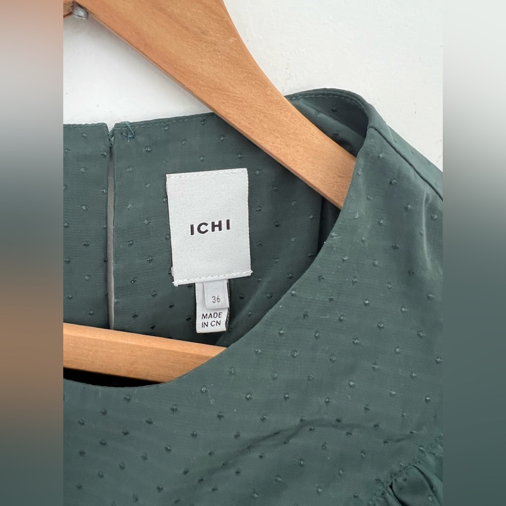 Ichi / Ichi Antiquites Women's Green Blouse Size 36 Medium View 3